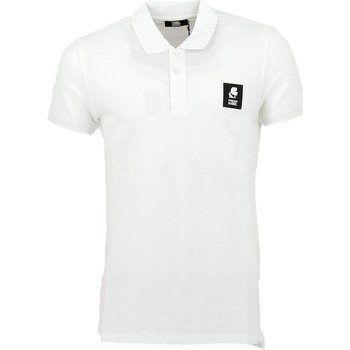 Vêtements Homme T-shirts & Polos Karl Lagerfeld Polo Karl Blanc