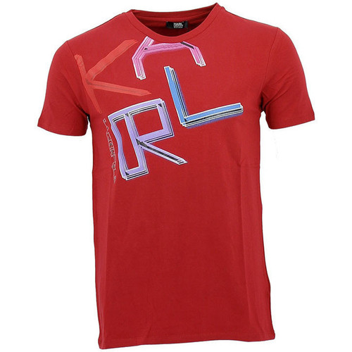 Vêtements Homme Plat : 0 cm Karl Lagerfeld Tee-shirt Rouge