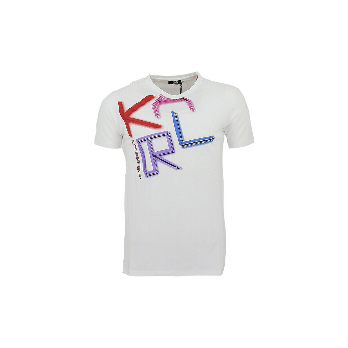 Vêtements Homme T-shirts & Polos Karl Lagerfeld Tee-shirt Blanc