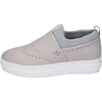 Chaussures Femme Slip ons Rucoline BH409 Gris