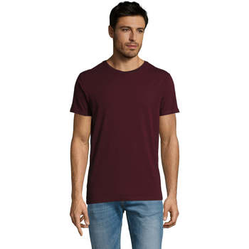 Vêtements Homme T-shirts manches courtes Sols Martin camiseta de hombre Bordeaux