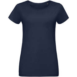 Vêtements Femme T-shirts manches courtes Sols Martin camiseta de mujer Azul