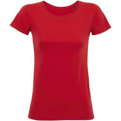 Vêtements Femme T-shirts manches courtes Sols Martin camiseta de mujer Rojo