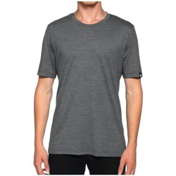 Vêtements Homme T-shirts manches courtes Rewoolution T-shirt Trick Charcoal Homme - Gris Gris