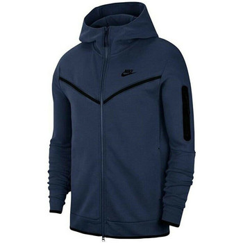 Nike TECH FLEECE WR FZ Bleu - Vêtements Vestes de survêtement