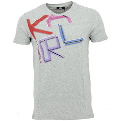 Vêtements Homme T-shirts manches courtes Karl Lagerfeld Tee-shirt Karl Anthracite