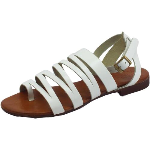 Chaussures Femme Sandales et Nu-pieds Nuova Cuoieria Y221-49 Blanc
