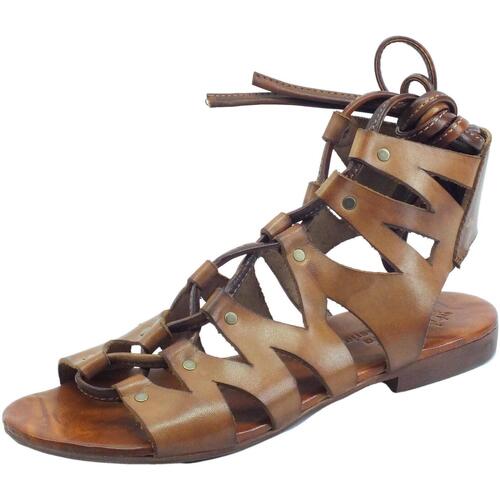 Chaussures Femme Sandales et Nu-pieds Nuova Cuoieria E168-49 Marron