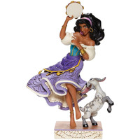 Maison & Déco Statuettes et figurines Disney Statuette de Collection Esmeralda et Djali Violet