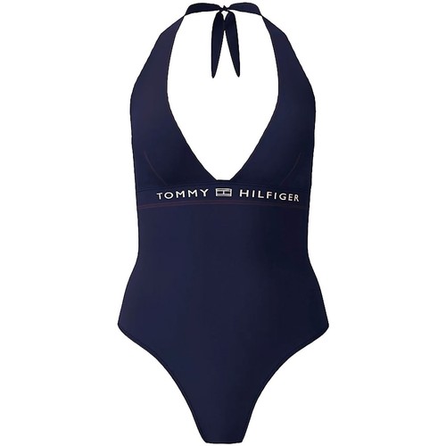 Calvin Klein Jeans Maillot de bain une piece Tommy Hilfiger ref 53312 Bleu  - Vêtements Maillots de bain Femme 76,42 €