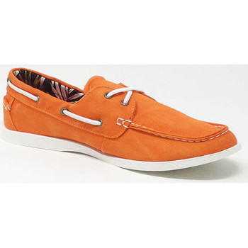 Chaussures Baskets mode Kdopa KDOPA MOCASSIN BATEAU  BOWIE ORANGE Orange