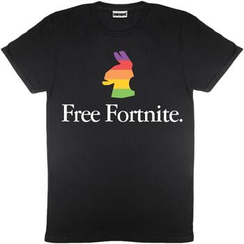 Vêtements Femme T-shirts manches longues Free Fortnite  Noir