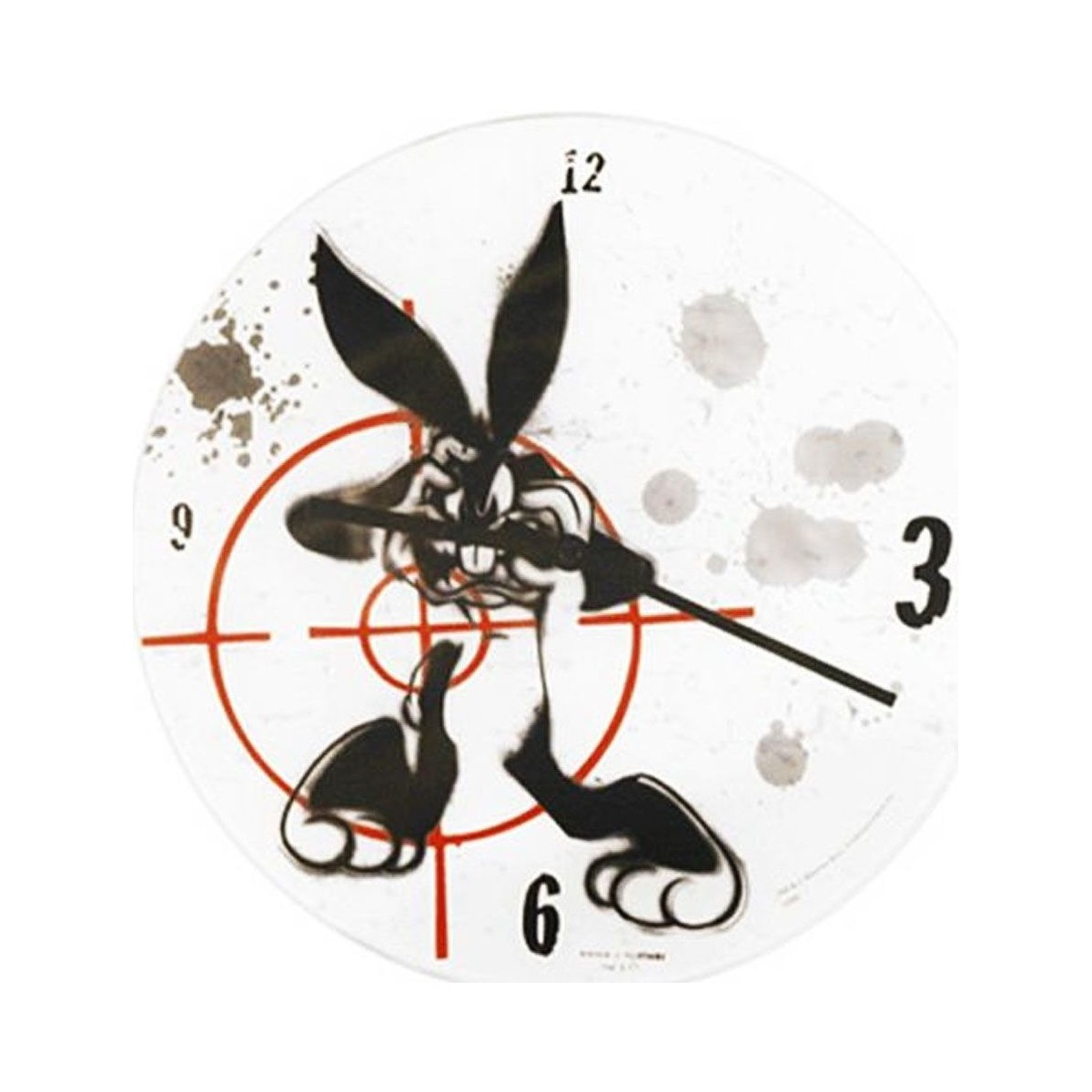 Maison & Déco Horloges Tropico Pendule Bugs Bunny Blanc
