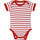 Vêtements Enfant T-shirts Pigiama from courtes Sols Body bebé a rayas Rouge