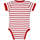 Vêtements Enfant T-shirts manches courtes Sols Body bebé a rayas Rouge