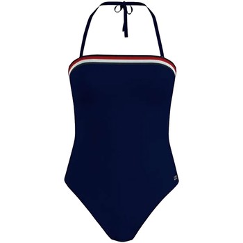 Vêtements Femme Maillots / Shorts de bain Calvin Klein Jeans Maillot de bain une piece Tommy Hilfiger ref 53326 Bleu