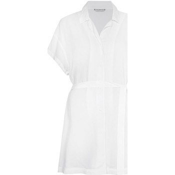 Vêtements Femme Robes courtes Tommy Hilfiger Robe t-shirt  Ref 53428 YBR blanc Blanc