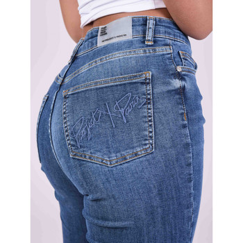 alberta ferretti high waist bleach effect denim high jeans item