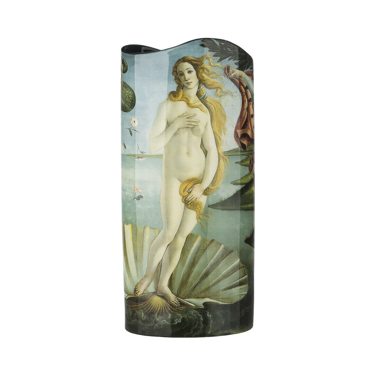 Maison & Déco Vases / caches pots d'intérieur Parastone Vase en céramique silhouette Botticelli - La Naissance de Vénus Bleu