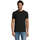 Vêtements Homme T-shirts manches courtes Sols Camiserta de hombre de cuello redondo Noir