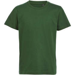 Vêtements Enfant T-shirts linen manches courtes Sols CAMISETA DE MANGA CORTA Verde