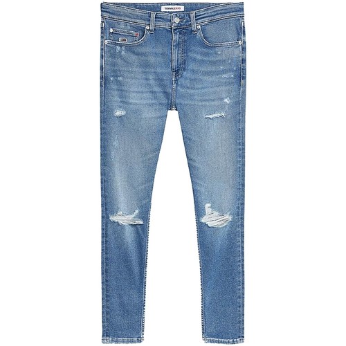 Vêtements Homme Jeans Tommy Black Jeans Jeans usé skinny  ref 53481 1AB bleu Bleu