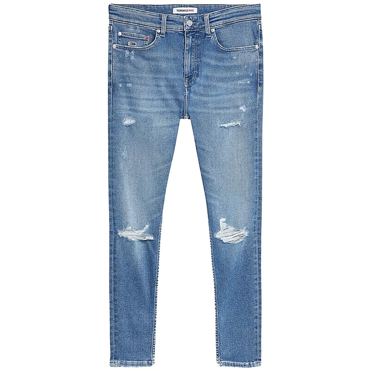 Vêtements Homme Jeans Tommy Jeans Jeans usé skinny  ref 53481 1AB bleu Bleu