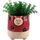 Maison & Déco Vases / caches pots d'intérieur Faye Petit cache pot coccinelle en céramique 12 cm Rouge