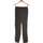 Vêtements Femme Pantalons H&M pantalon droit femme  34 - T0 - XS Noir Noir