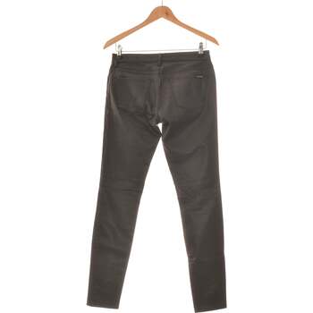 Zara pantalon slim femme  34 - T0 - XS Noir Noir