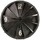 Nat et Nin Horloges Decostar Pendule en métal Vintage 80 x 80 cm - à suspendre Noir