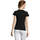 Vêtements Femme T-shirts manches courtes Sols Miss camiseta manga corta mujer Noir
