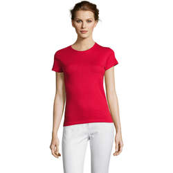 Vêtements Femme Gorra 5 Paneles Sols Miss camiseta manga corta mujer Rojo