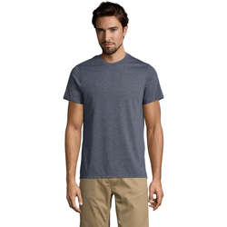 Vêtements Homme T-shirts manches courtes Sols Mixed Men camiseta hombre Bleu