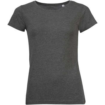 Vêtements Femme T-shirts manches courtes Sols Mixed Women camiseta mujer Gris