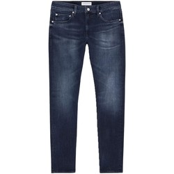 Vêtements Homme Jeans slim Calvin Klein Jeans Jean Homme Slim Fit  ref 53514 Denim Dark Bleu