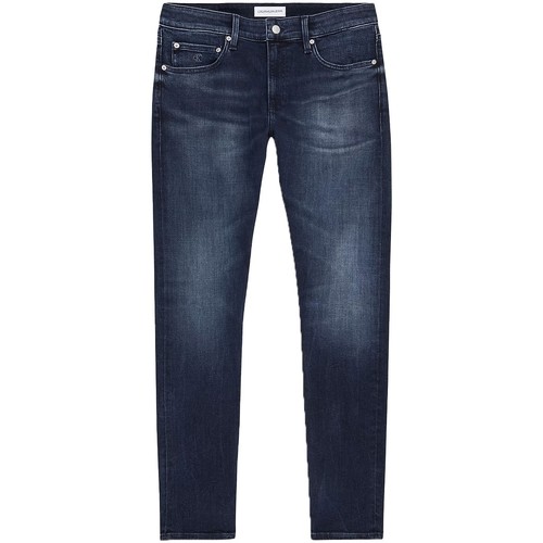 Calvin Klein Jeans Jean Homme Slim Fit ref 53514 Denim Dark Bleu -  Livraison Gratuite | Spartoo ! - Vêtements Jeans Homme 98,90 €