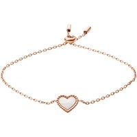 Montres & Bijoux Femme Bracelets Fossil Bracelet à chaîne  I Heart You Rose