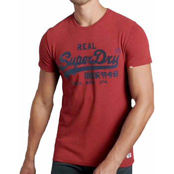 Vêtements Homme T-shirts manches courtes Superdry Style real Rouge