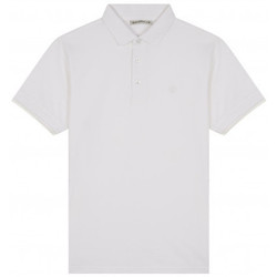 Vêtements Homme Pyjamas / Chemises de nuit Mariner Polo en pur coton manches courtes et logo brodé Blanc