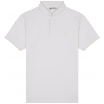 Vêtements Homme Pyjamas / Chemises de nuit Mariner Polo en pur coton manches courtes et logo brodé Blanc