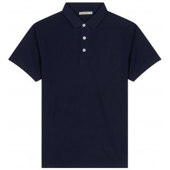 Vêtements Homme Pyjamas / Chemises de nuit Mariner Polo en pur coton manches courtes et logo brodé Bleu
