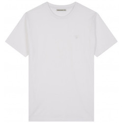 Vêtements Homme Pyjamas / Chemises de nuit Mariner Tee-shirt en pur coton col rond à manches courtes Blanc
