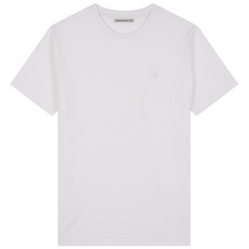 Vêtements Homme Pyjamas / Chemises de nuit Mariner Tee-shirt en pur coton col rond à manches courtes Blanc