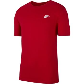 VêDenim Homme T-shirts manches courtes Nike T-shirt Sportswear Club Rouge