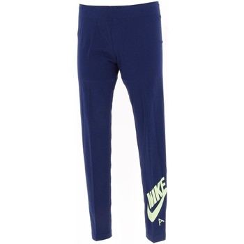 Vêtements Fille Leggings Nike Air favorites legging girl Bleu marine / bleu nuit