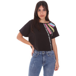 Vêtements Femme T-shirts manches courtes Ea7 Emporio Armani 3KTT40 TJ39Z Noir