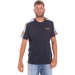 Vêtements Homme T-shirts manches courtes Pour Diadora 502176085 Bleu