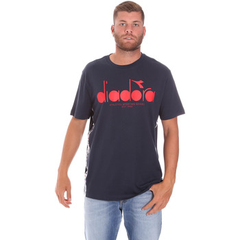 Vêtements Homme T-shirts manches courtes Diadora Aviator 502176630 Bleu