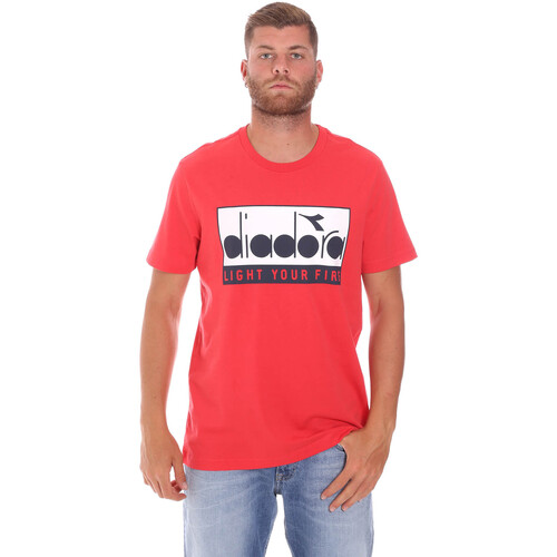 Vêtements Homme T-shirts & Polos Diadora 502175835 Rouge